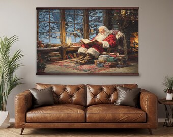 Weihnachtswandkunst, Weihnachtsmann-Dekor, Winter-Wandkunst
