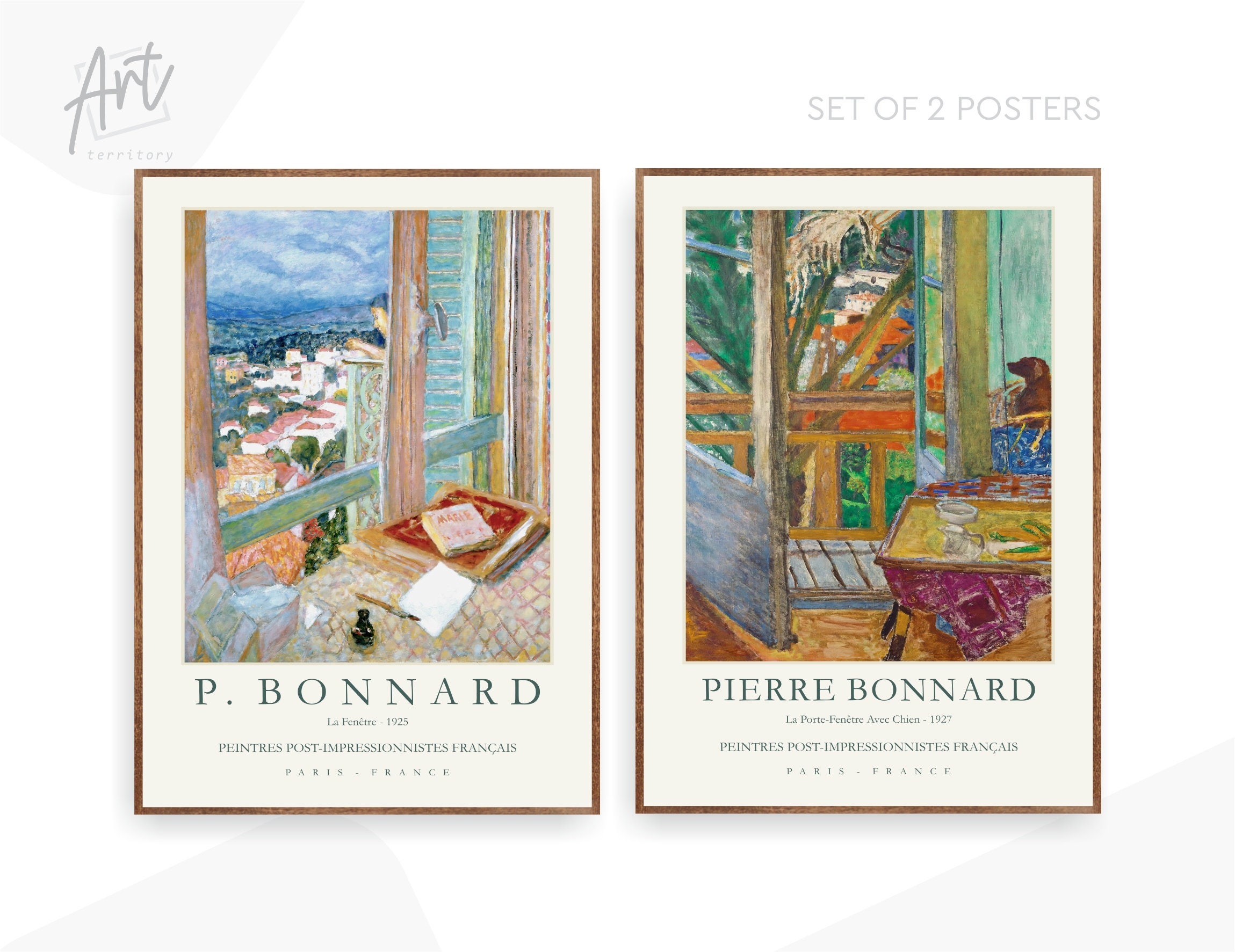 Pierre Bonnard Gallery Wall Art Print Exhibition Poster Museum