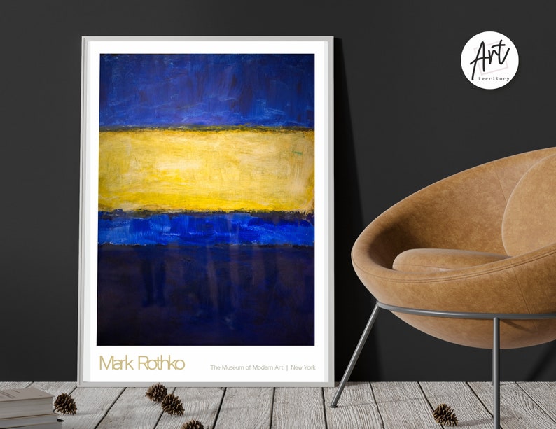 Minimalist Abstract Art Poster Decor Rothko Modern Gallery Wall Art Large Prints set