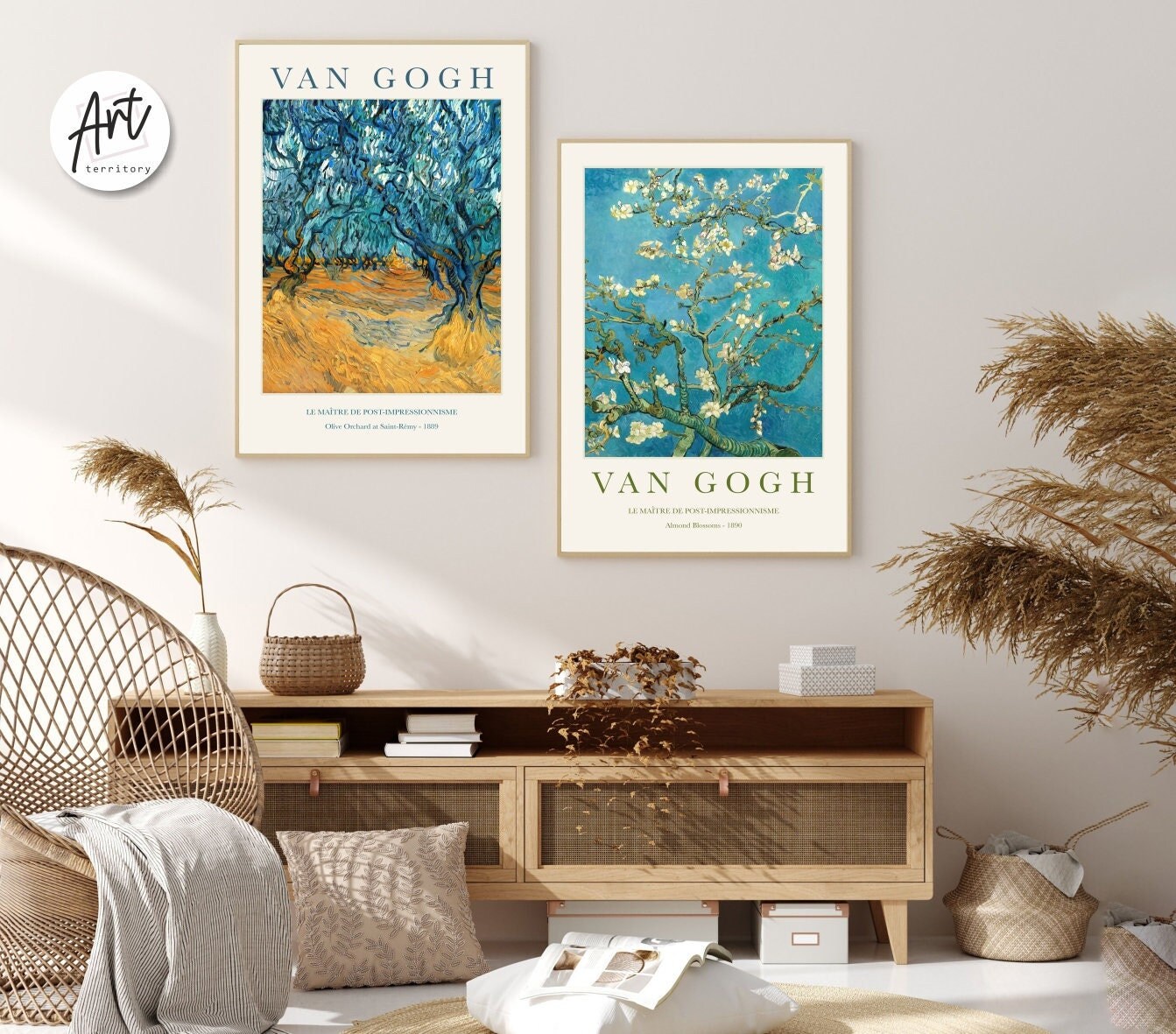 Van Gogh Print Gallery Wall Set Exhibition Poster - Etsy