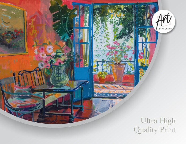 Henry Matisse Print Horizontal Wall Art  Museum Poster, Extra Large Print - Open Window
