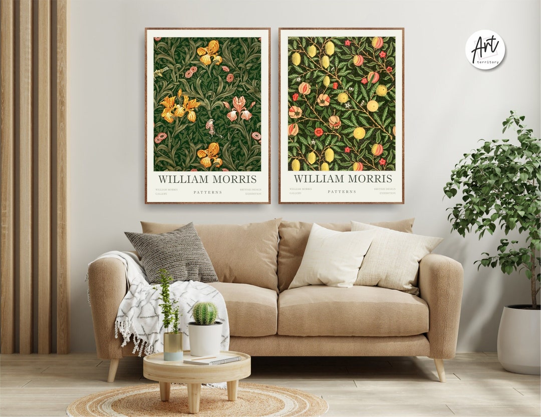 William Morris Poster, Exhibition Posters, Gallery Wall Print Set ...