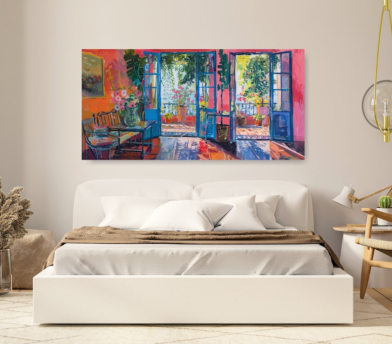 Henry Matisse Print Horizontal Wall Art  Museum Poster, Extra Large Print - Open Window