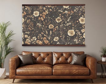 William Morris Floral Tapestry: Vintage Botanical Framed Wall Art