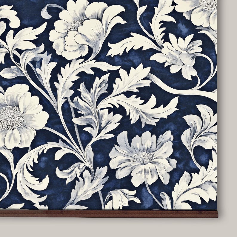 William Morris Tapestry: Vintage Floral Bird Canvas Wall Art - Etsy