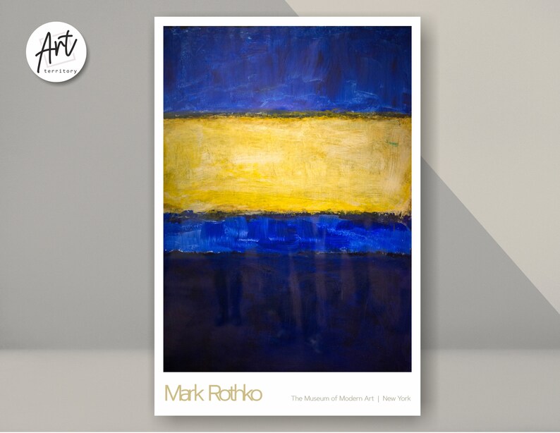 Minimalist Abstract Art Poster Decor Rothko Modern Gallery Wall Art Large Prints set