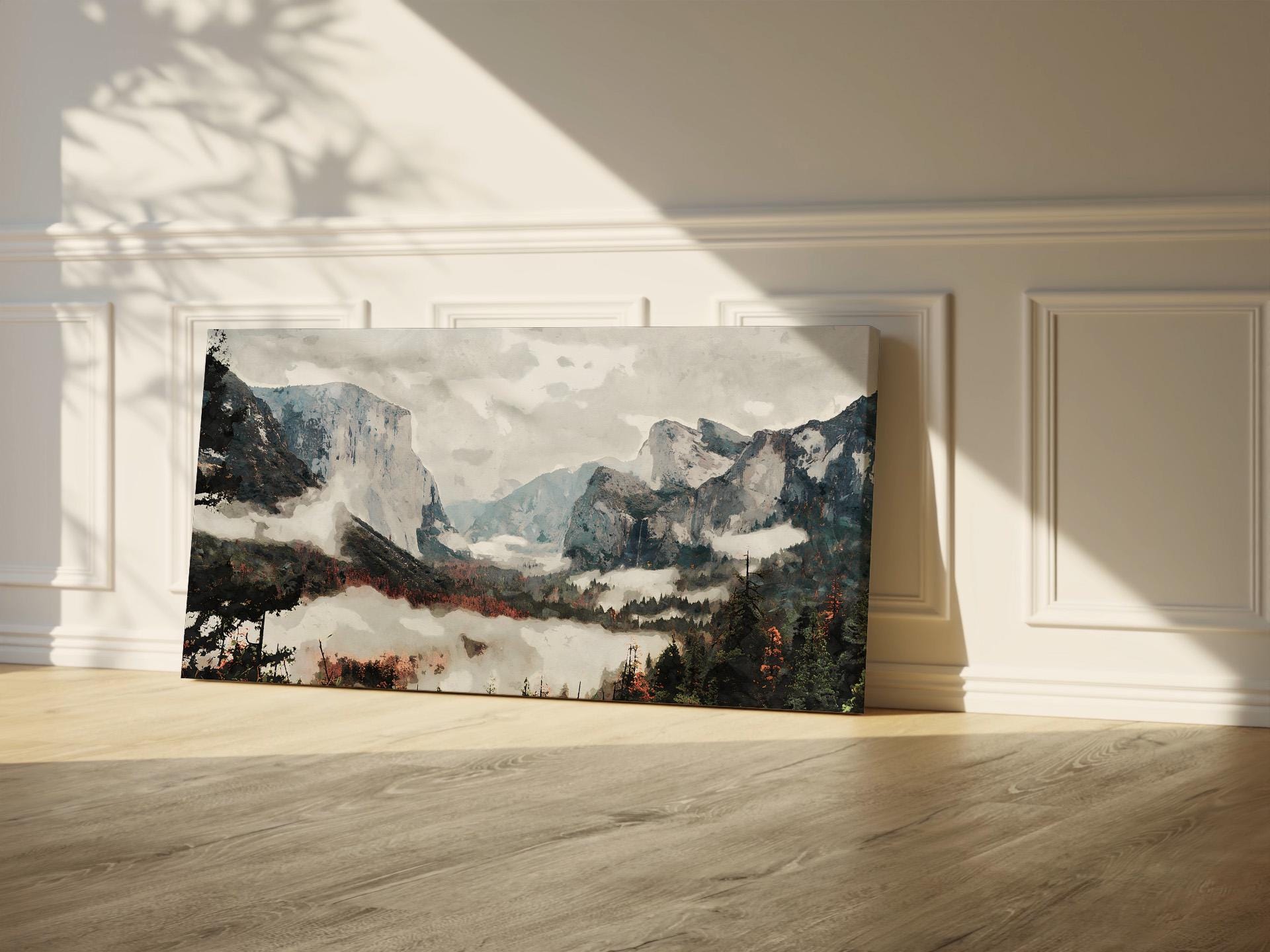 水彩画 風景画 モノクロ 金色フレーム27cm25cm 円山応挙】金刀比羅宮表