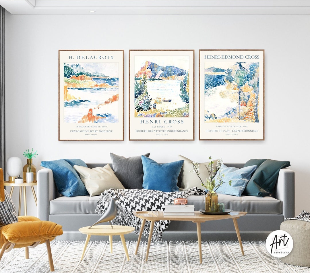 Henri Cross Exhibition Museum Poster Print Gallery Wall Set - Etsy