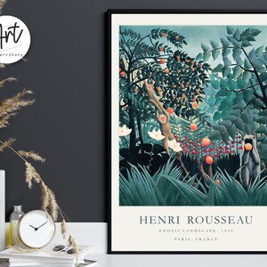 Botanical Floral Wall Art Poster Print Housewarming Gift