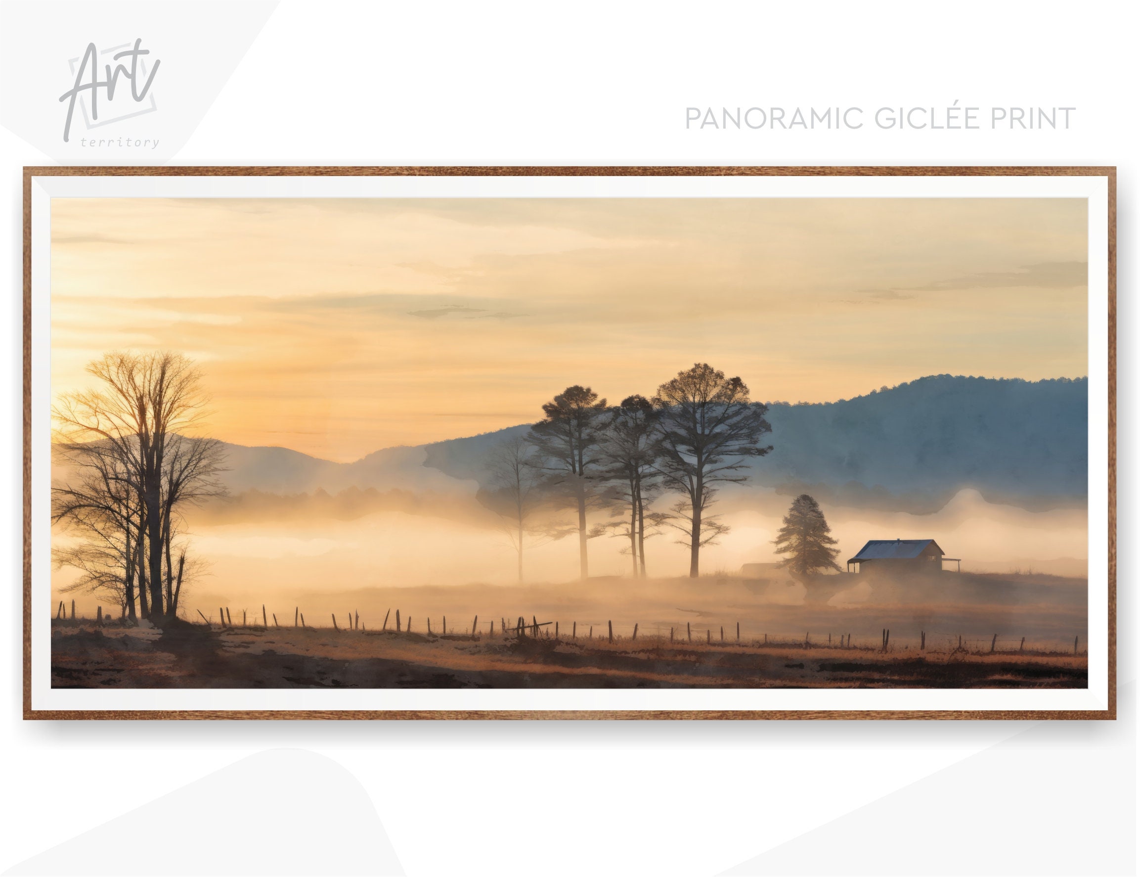 Blue Ridge Mountains National Park Poster, Extra Large Horizontal Print ...