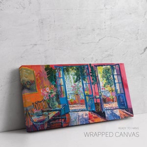 Henry Matisse Print Horizontal Wall Art  Museum Poster, Extra Large Print - Open Window