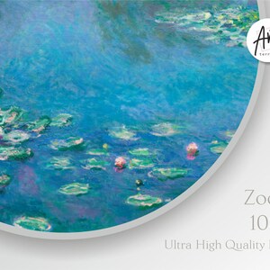 Monet Giclee Art Print Exhibition Posters Trendy Bedroom Prints Set of 3