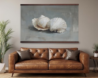 Extra Large Coastal Wall Art Canvas Tapestry for Living Room or Bedroom