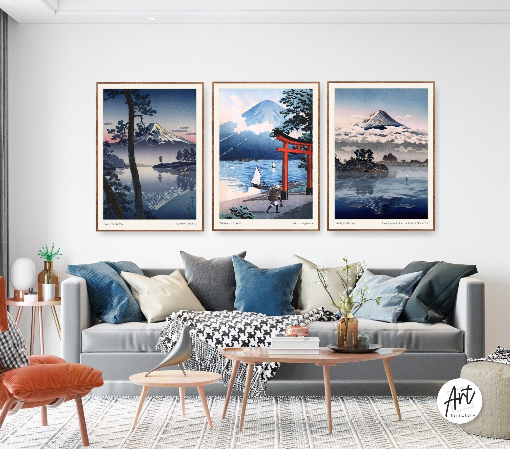 Japanese Woodblock Prints Set: Gallery Wall Art Decor - Etsy