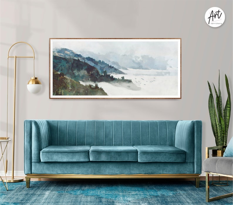 Panoramic Extra Large Wall Art Lake House Decor National Park Etsy