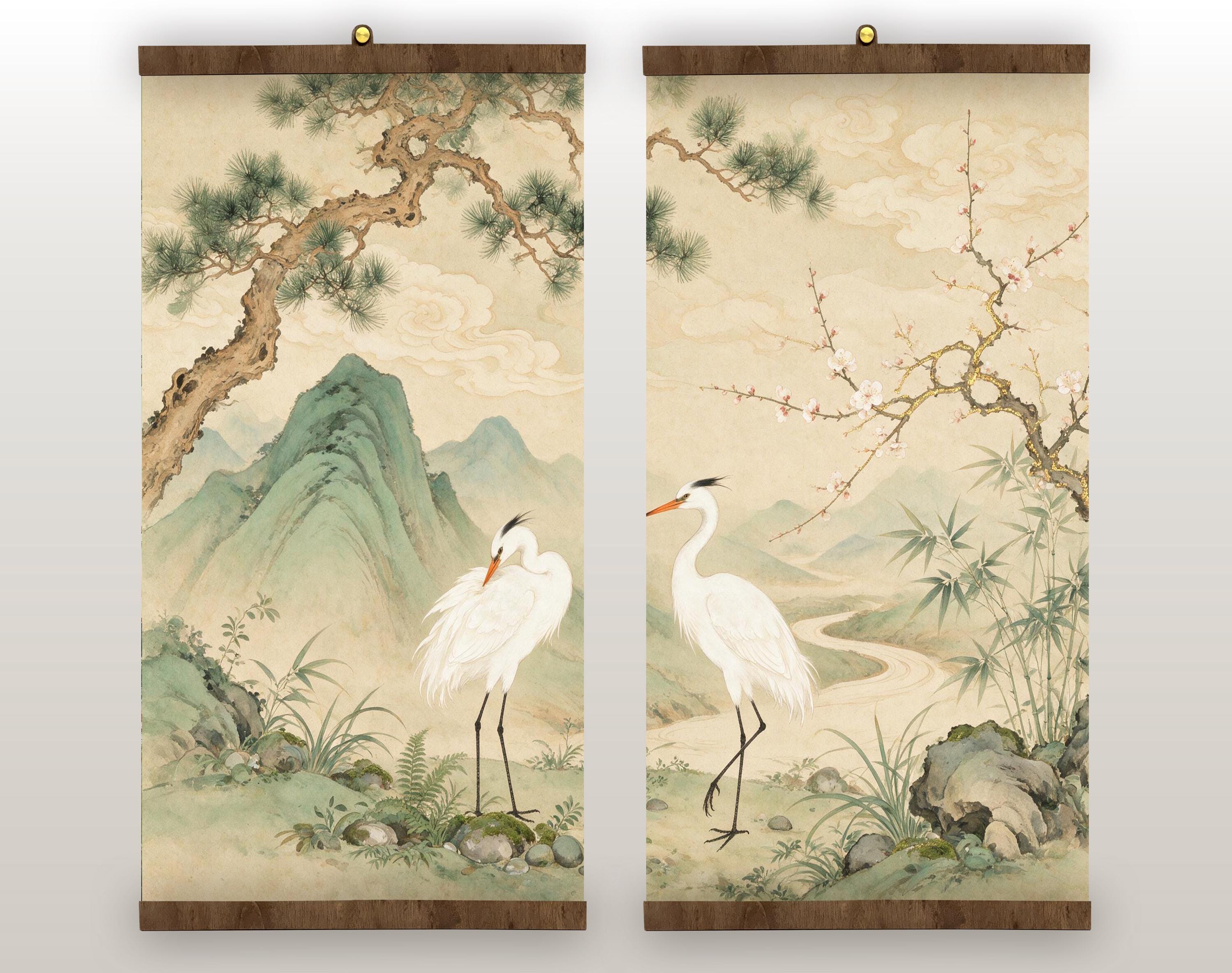Japanese Art Tapestry - Etsy