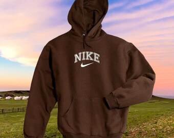 brown nike air sweater