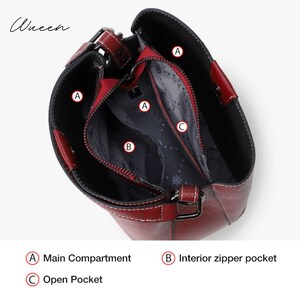 Bavnet Mini Cowhide Flower Bucket Bag – Street Trend Crossbody (Genuine Leather)