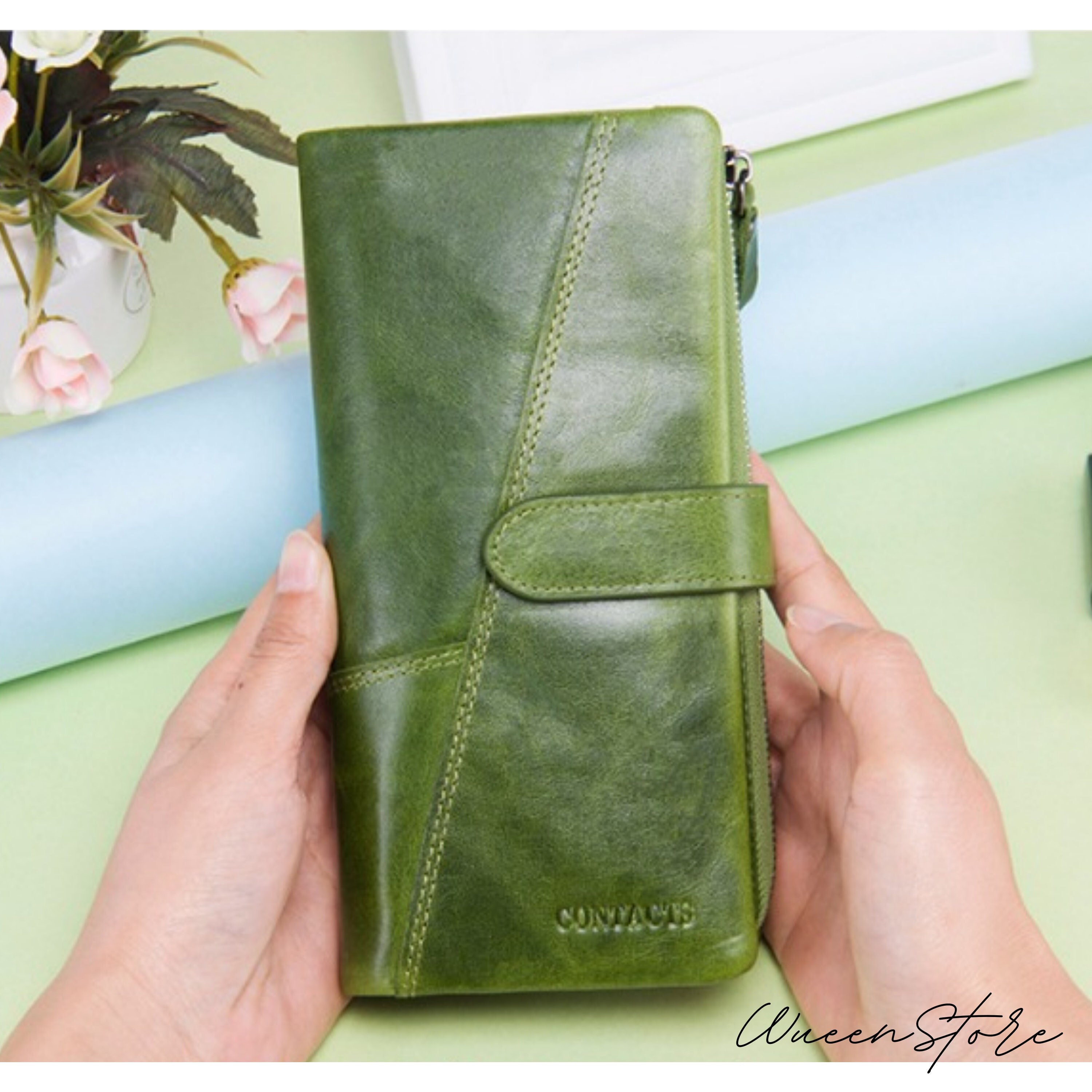 Full Grain Leather Wallet Leather Wallet Distressed Leather Etsy