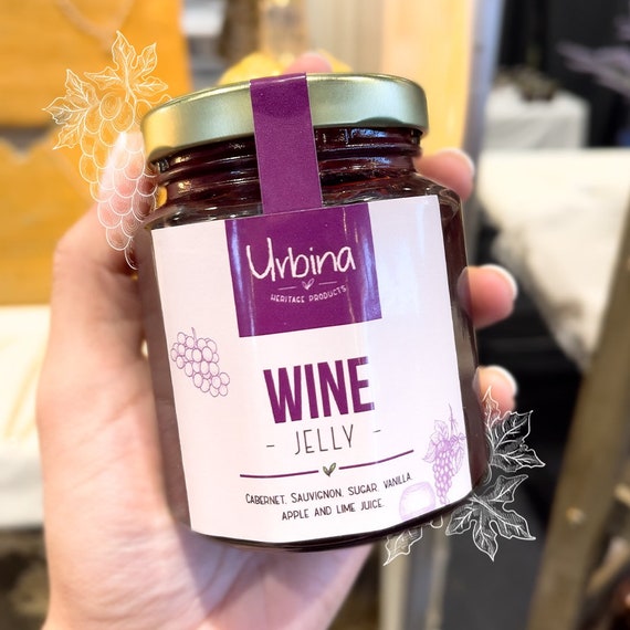 Red Wine Jelly 6 Oz Jar Jelly Fruit for Wine Lover Etsy