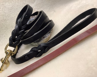 Latigo Leather Leash 3/4” width