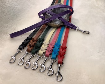 Soft Leather Leash 1/2””w