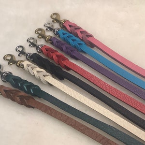 Soft Leather Leash 3/8”