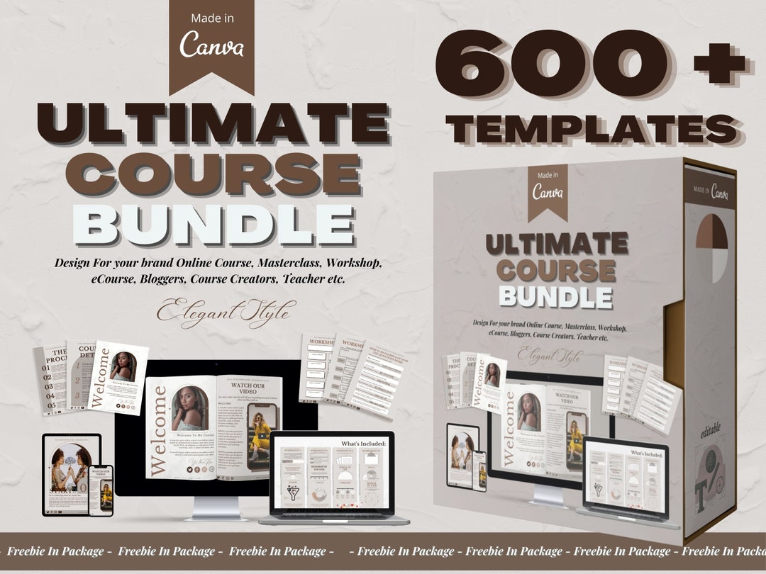Course Templates Bundle, Ultimate Coach Templates, Ecourses, Ebook ...