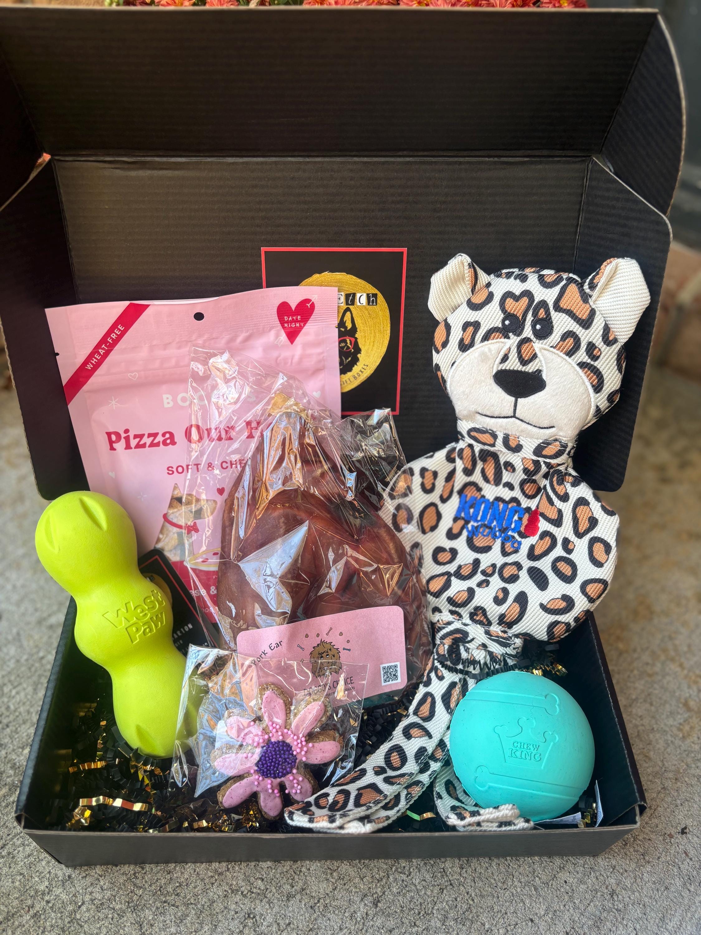 Tough Chewer Dog Gift Box: Durable Toys & Treats