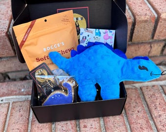 Land Before Time Dog Mini Gift Box: Plush Dino Toy and Gourmet Treats
