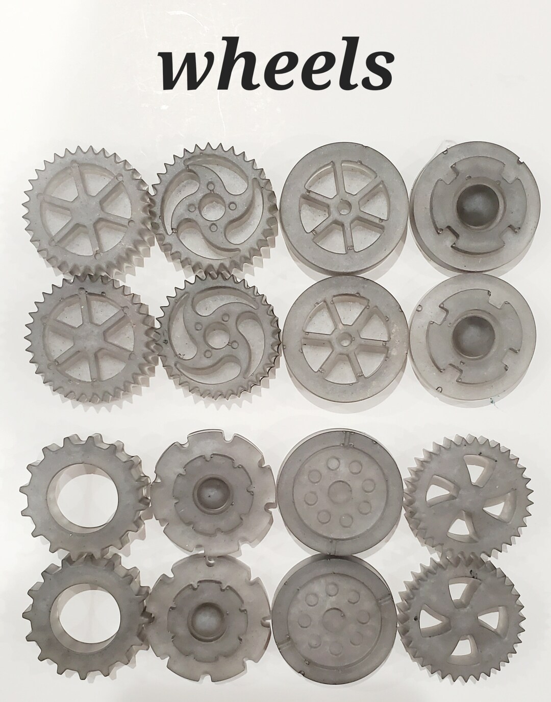 Resin Wheels and Gears Etsy