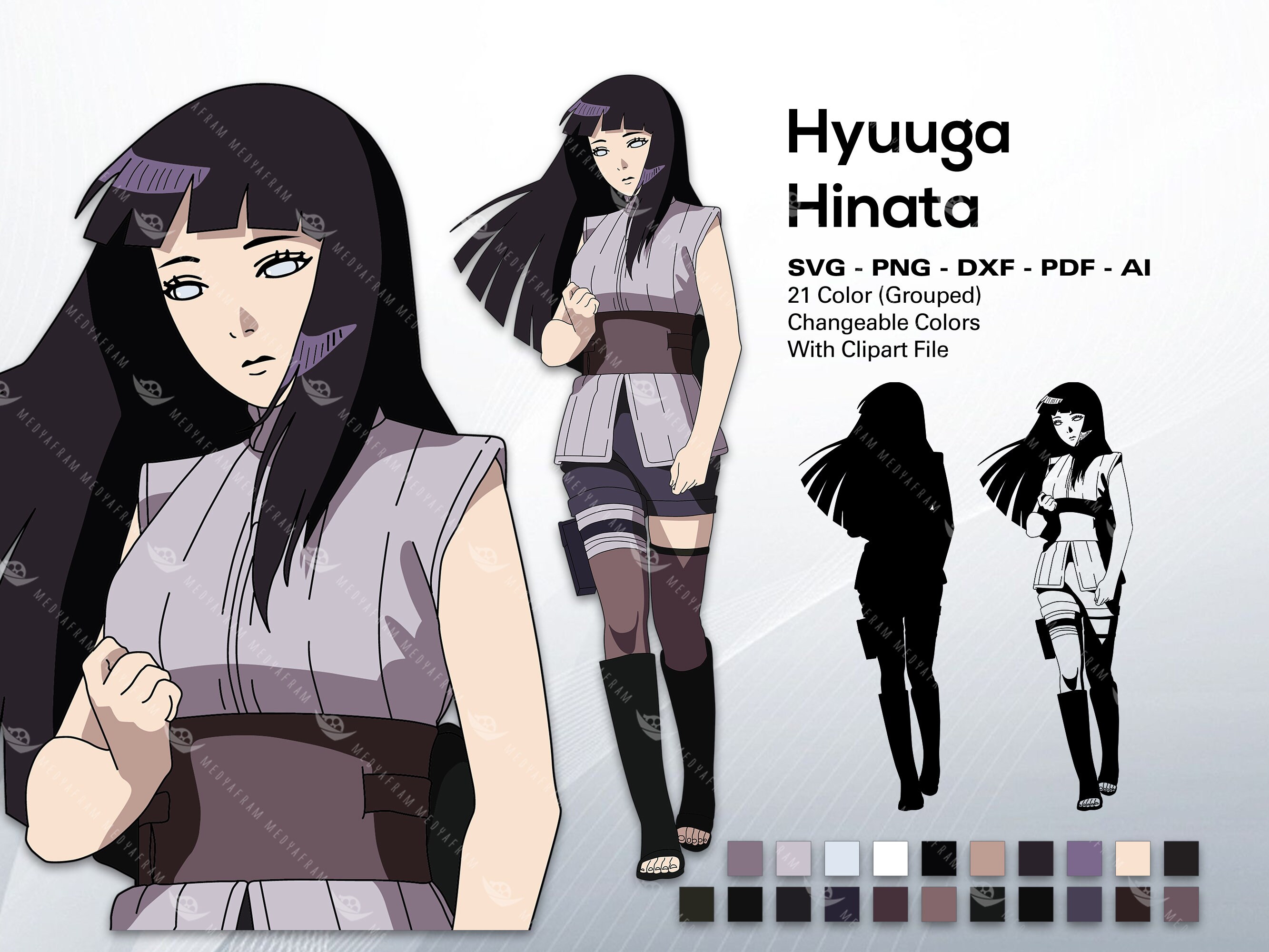 Download Anime Multilayer Svg Files for Cricut Png Printing ...