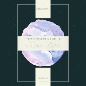 Adult Natal Chart Interpretation | Etsy