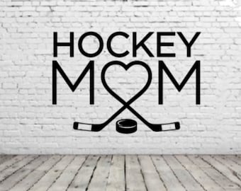 Hockey Mom Vinyl Decal: Car, Tumbler, Laptop Sticker