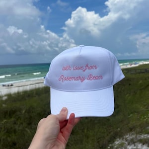 Custom Embroidered Bachelorette Hat: Personalized Wedding Favor