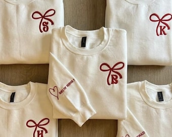 Bow & Monogram Bachelorette Sweatshirt
