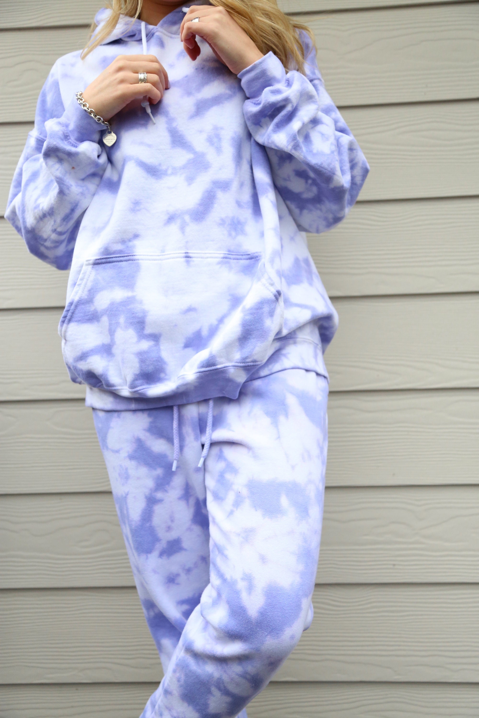 Tie dye jogger set mens sale