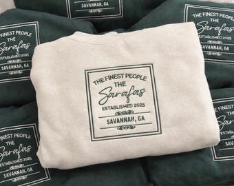 Custom Wedding Logo Sweatshirt
