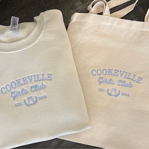 Sudadera y bolso de mano bordados para despedida de soltera: regalos personalizados para la fiesta de bodas