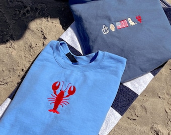 Lobster Embroidered Sweatshirt