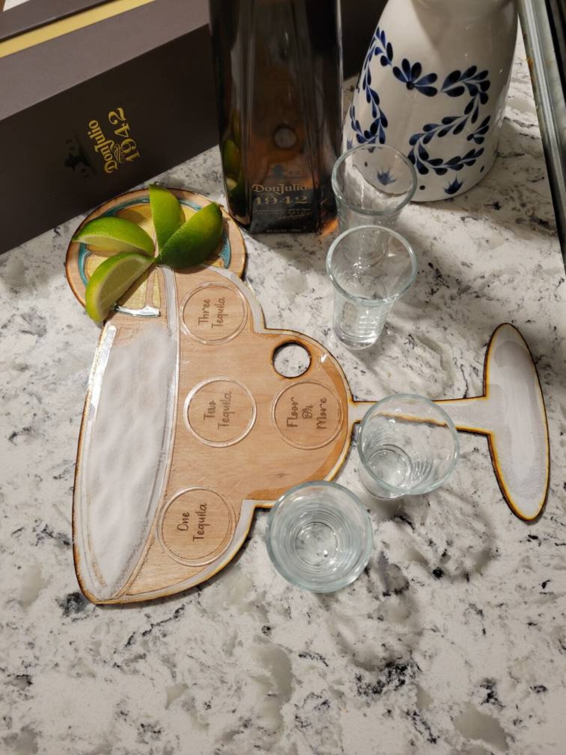 Margarita shot glass tray Etsy