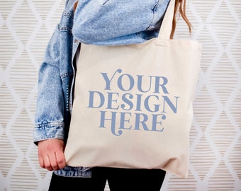Natural Tote Mockup Canvas Tote Bag Mockup Summer aesthetic Shopping Bag Mockups Lifestyle Tote bag mock Boho Mock Reusable bag mock-up