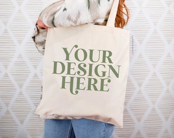 Natural Tote Mockup Canvas Tote Bag Mockup western aesthetic Shopping Bag Mockups Lifestyle Tote bag mock Boho Mock Reusable bag mock-up