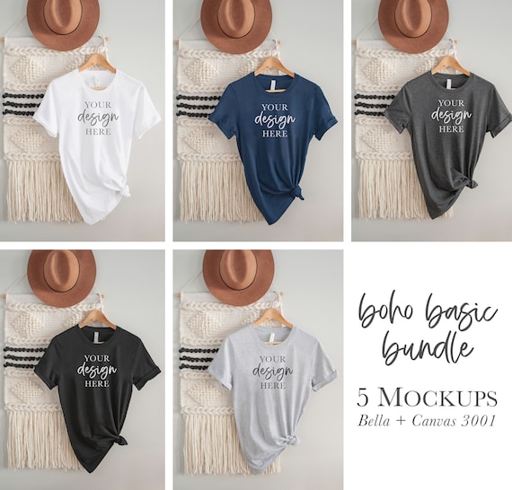 Bella Canvas Mockups Mockup Bundle Printful Mock-ups BC | Etsy