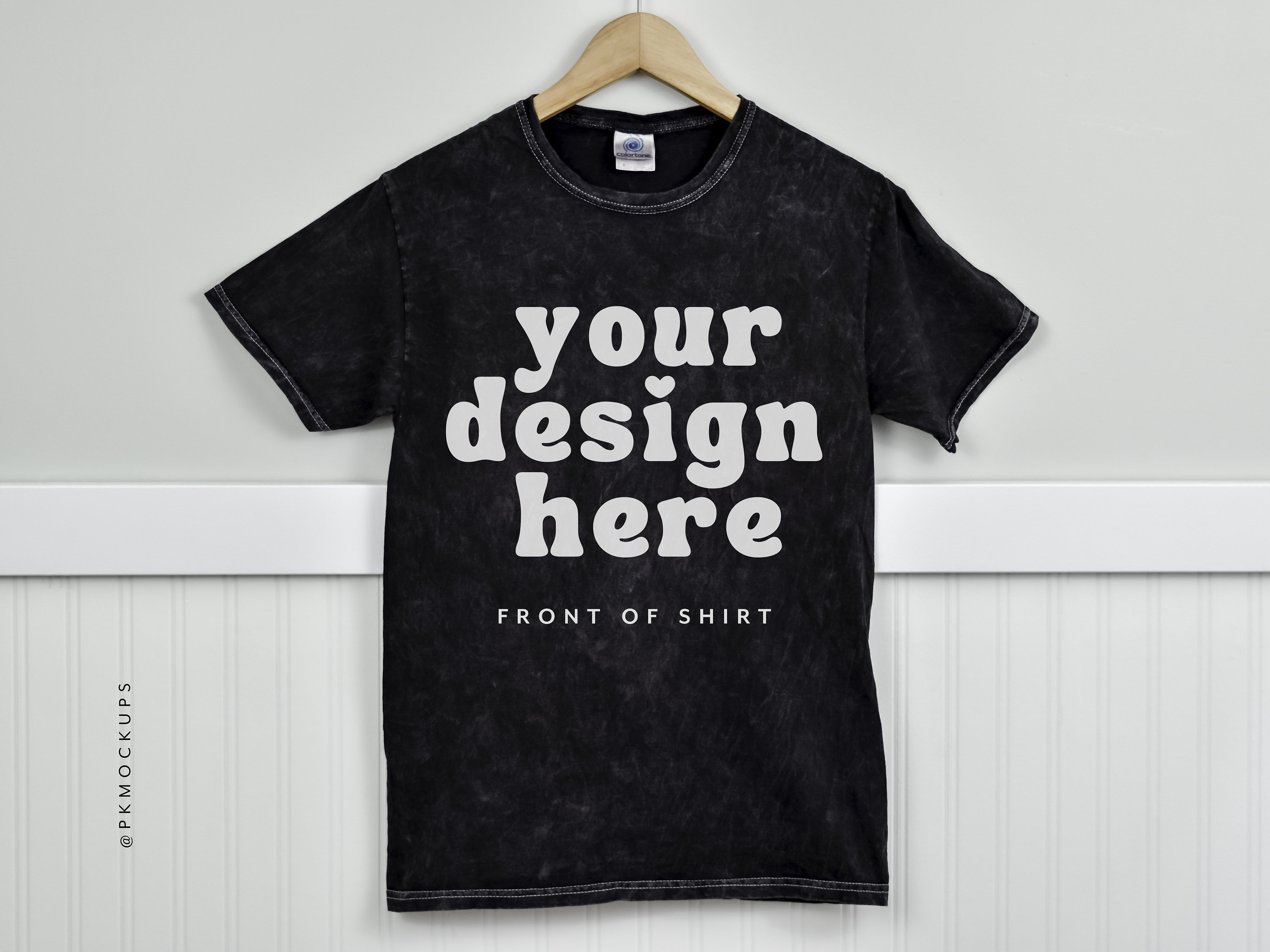 【SATIIIZ】Verus Stone Washed T-Shirt Verus Stone Washed T-Shirt - satiiiz