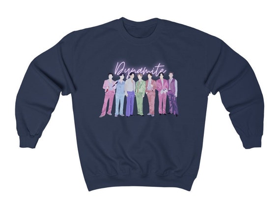 Sudadera BTS Dynamite NYE Live Concert 2021 Army BTS Sudadera Be Sudadera Life Goes On Sudadera Sudadera unisex Crewneck Etsy Mexico