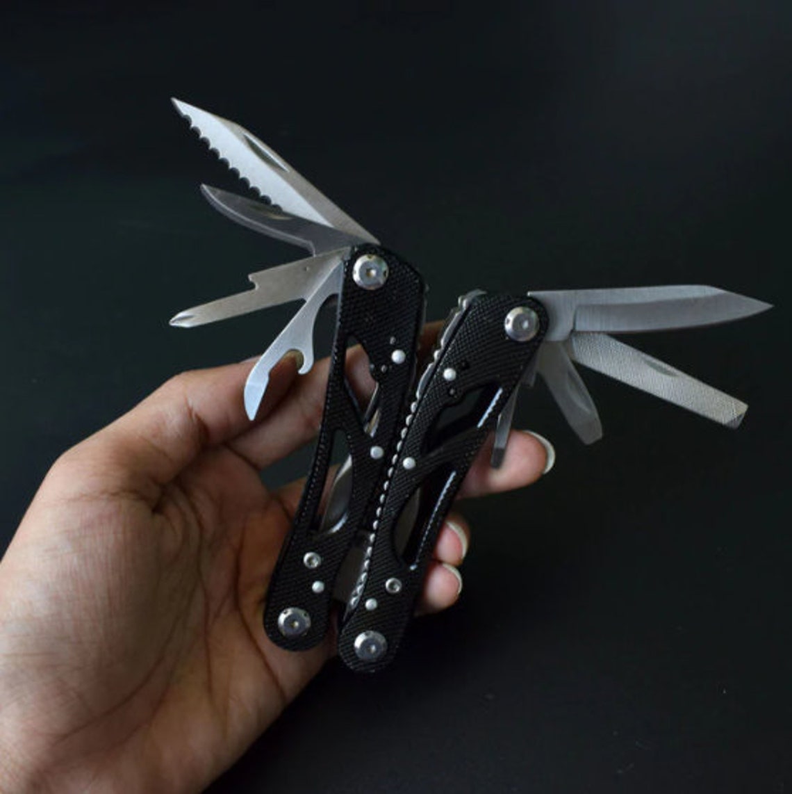 Multitool Pliers Pocket Knife Pliers Kit Screwdriver Bits Etsy