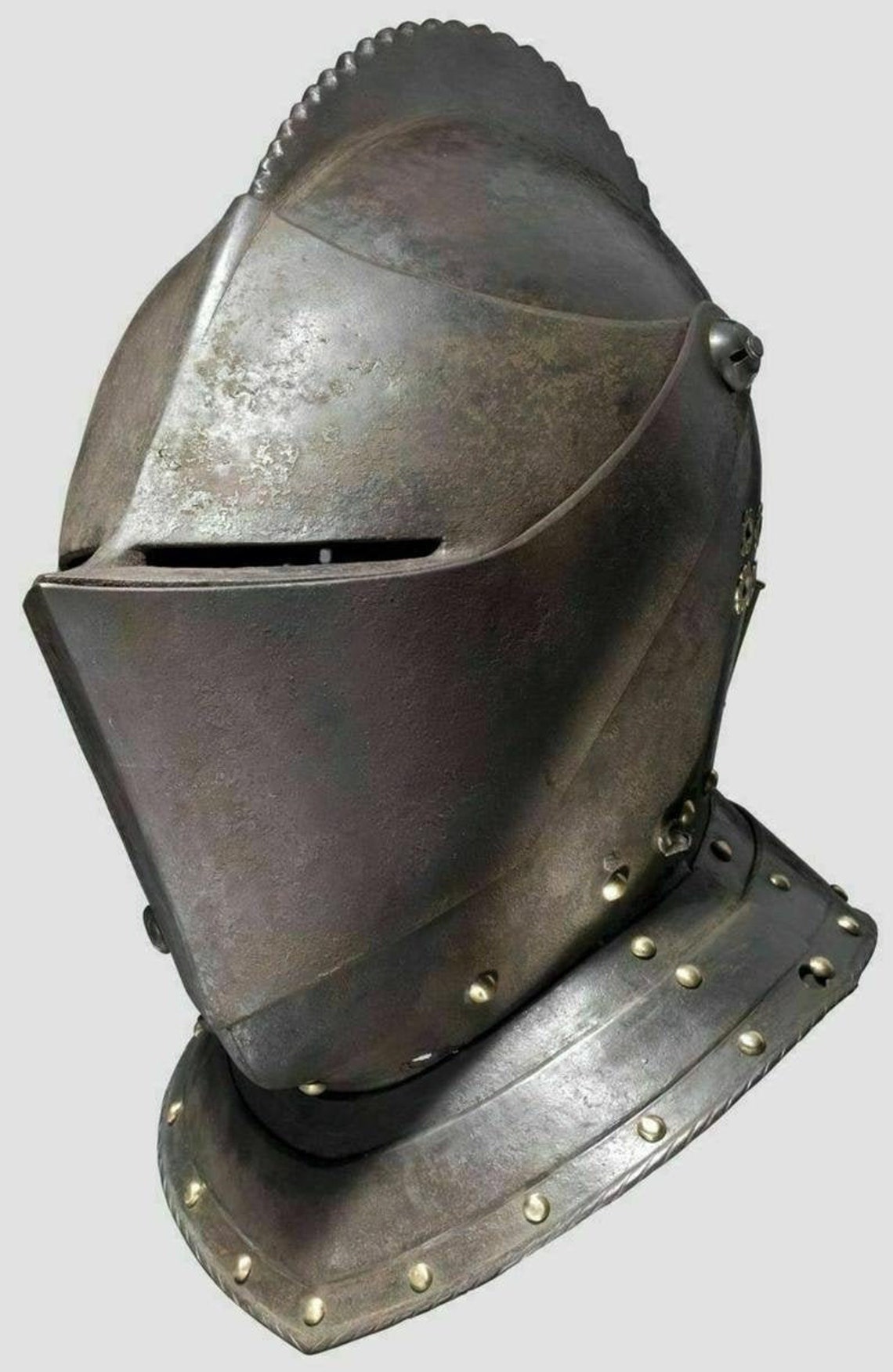 25 Off New Medieval Closed Warrior Helmet Medieval Knight Etsy