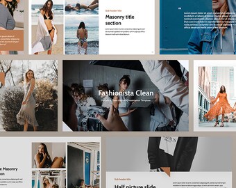 Fashionista - Clean, Modern & Elegant Creative Presentation - KEYNOTE, Keynote Presentation, Presentation Template, Apple Presentation slide