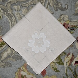 Vintage Appenzell-style Embroidered Women&#39;s Hanky